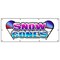 Signmission Snow Cones Banner Heavy Duty 13 Oz Vinyl with Grommets Single Sided B-96 Snow Cones - alternate 1